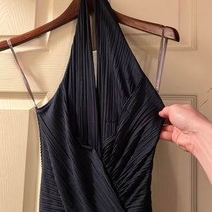 Navy blue Halston Heritage evening dress size 2